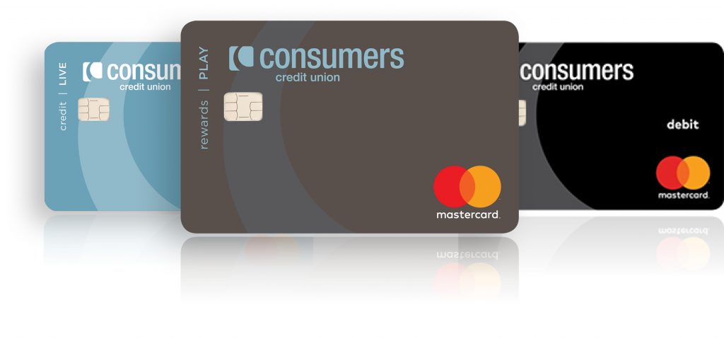 Consumer Credit Union debit and credit cards