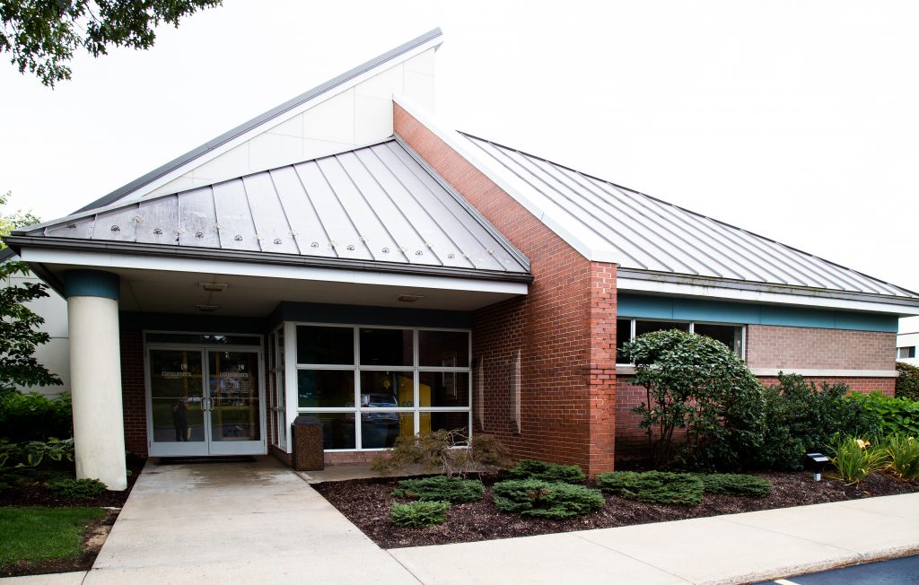 A very modern looking Consumers Credit Union office