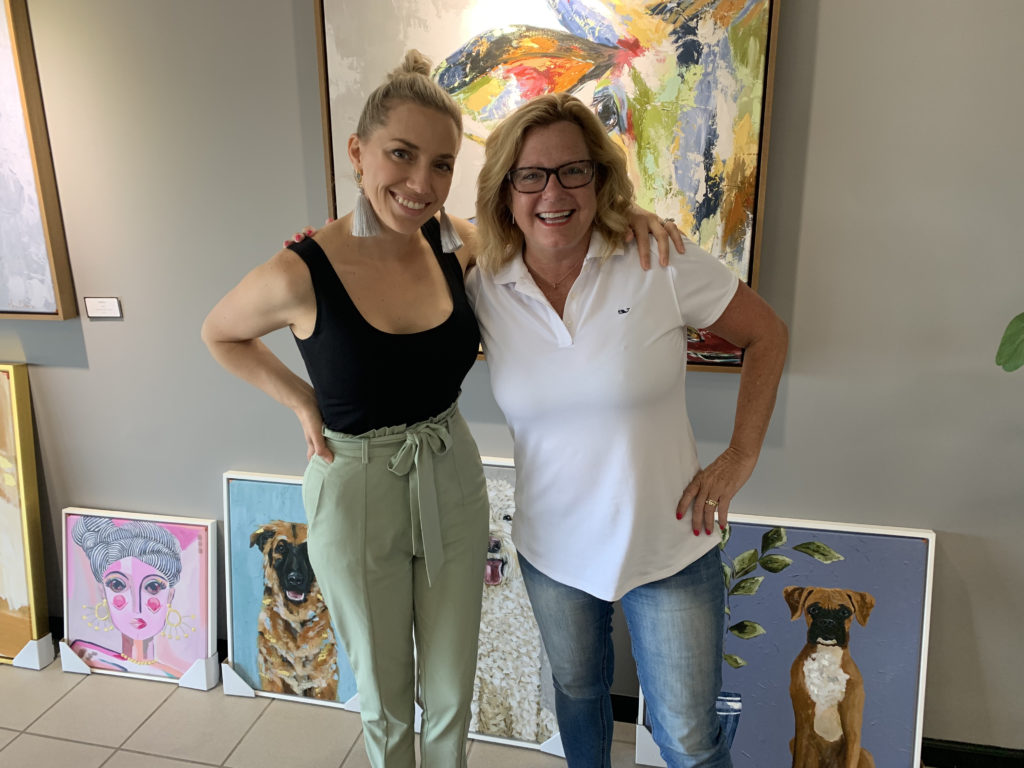 mary catheryn and lynne jarman johnson pose for a picture